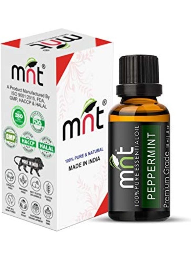 MNT Peppermint Essential Oil Brown 15ml - Image 2