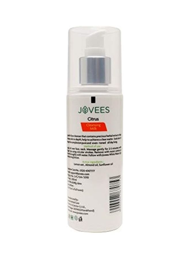 Jovees Citrus Cleansing Milk Clear 200ml - Image 2