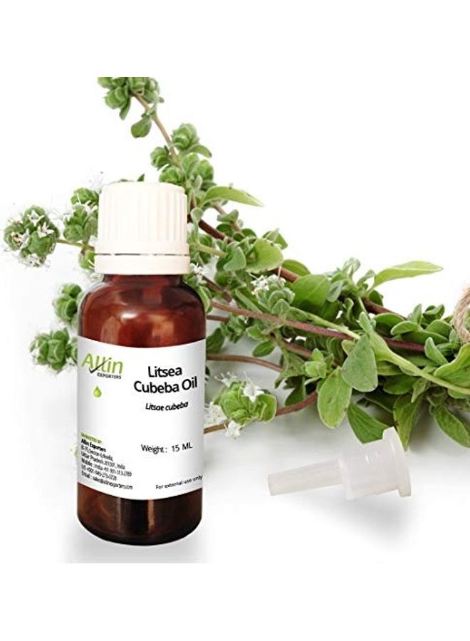 ألين إكسبورترز زيت ليتسيا كيوبيبا العطري شفاف 15ملليلتر - Image 1