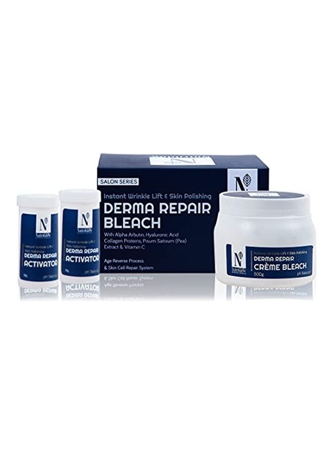 NUTRIGLOW Derma Repair Cream Bleach Kit Clear 700grams - Image 1