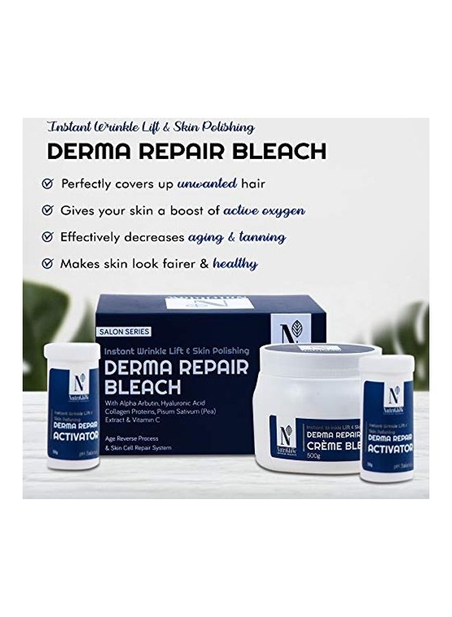 NUTRIGLOW Derma Repair Cream Bleach Kit Clear 700grams - Image 2