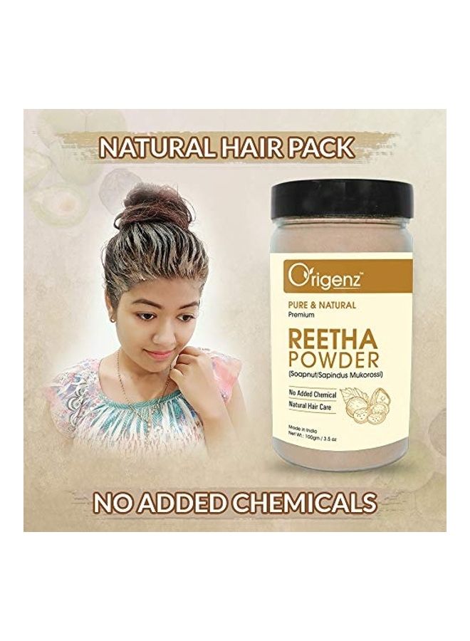 Origenz Reetha Powder Clear 100grams - Image 2