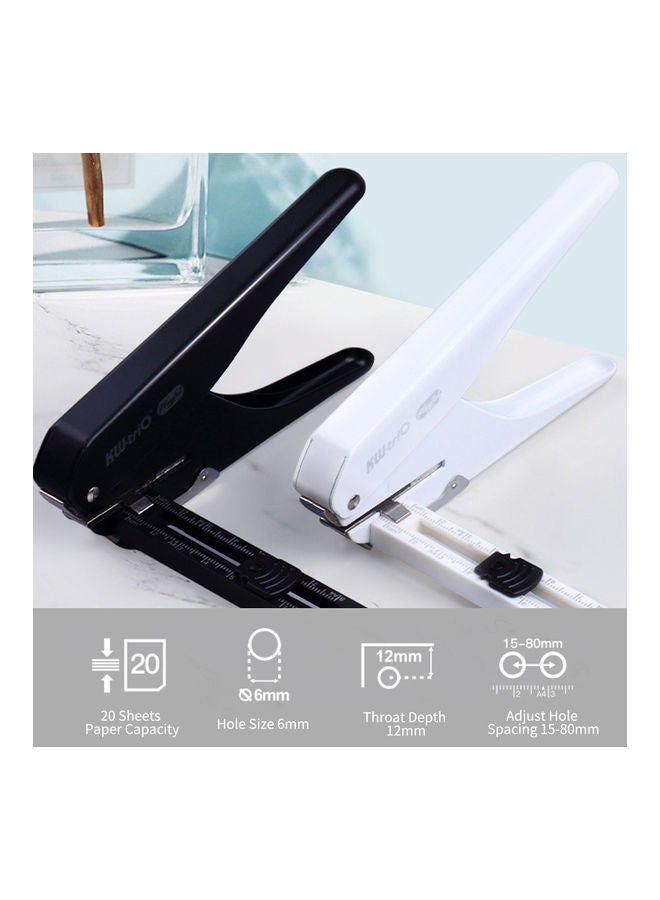 كيه دبليو تريو خرامة ثقب معدنية احترافية أبيض - Image 3