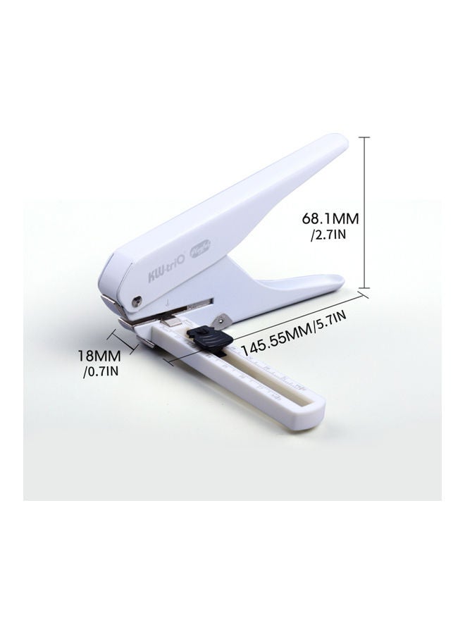 كيه دبليو تريو خرامة ثقب معدنية احترافية أبيض - Image 2
