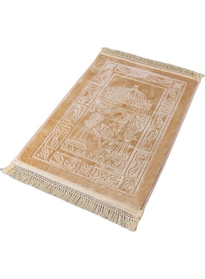 Velvet Prayer Mat Beige 