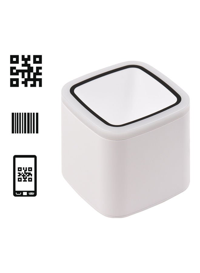 Generic Hands-Free USB Wired Bar Code Reader White  - Image 2