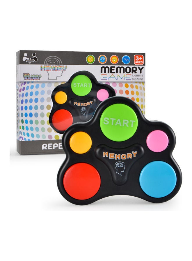 Electronic Memory Training Game With Lights And Music Black/Red/Blue - Image 5