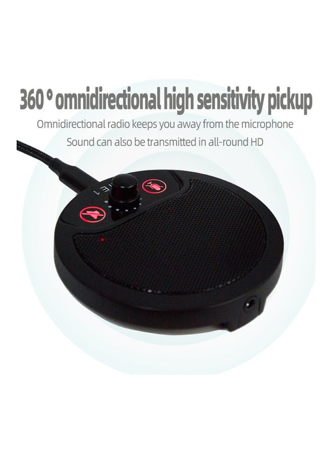 High Sensitivity Pickup Microphone Black - Image 2