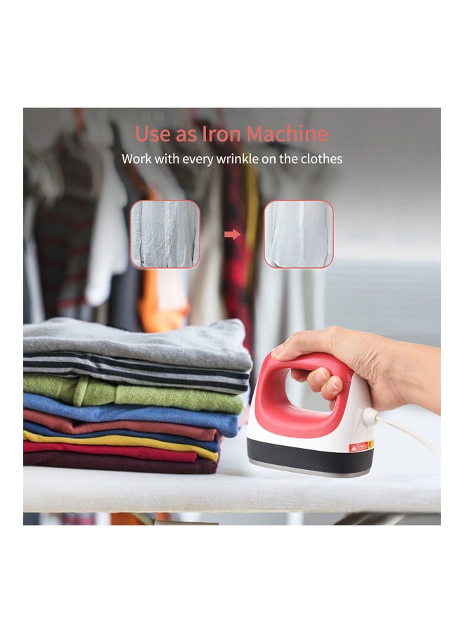 Mini Heat Press Machine Red/White/Black - Image 5