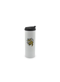 LIT Nun Chucks Printed Stainless Steel Water Tumbler with Lid Multicolour 400ml  - Image 1