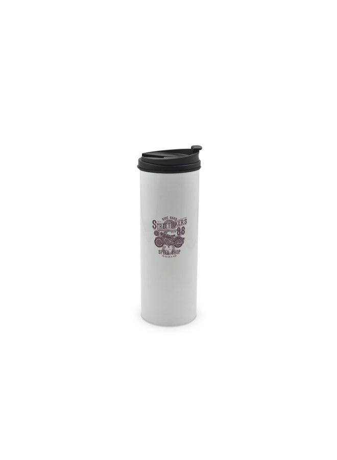 LIT Double Wall Tumbler with Easy Click Lock Multicolour  - Image 1