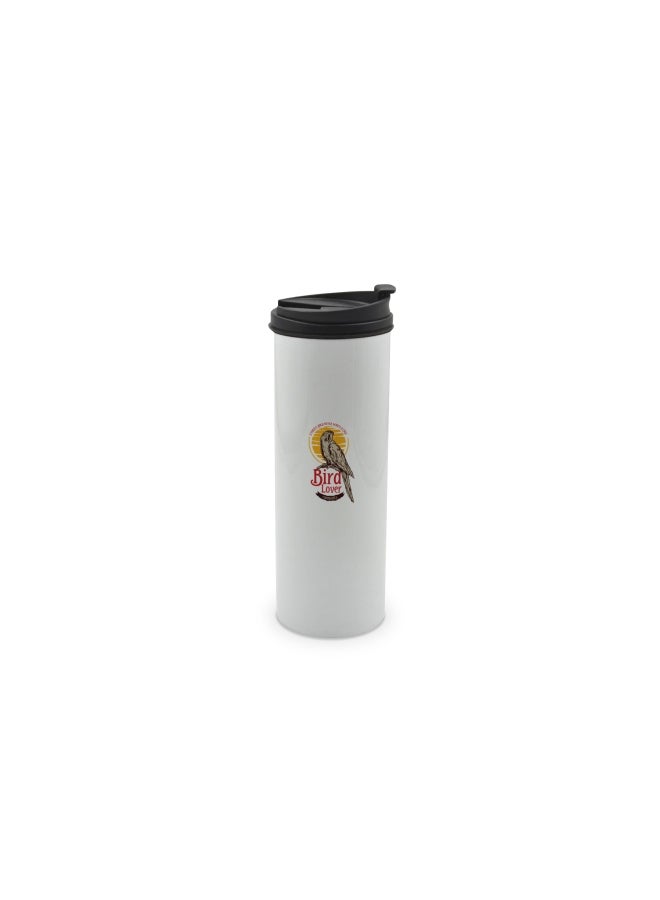 LIT Double Wall Stainless Steel Tumbler with Lid Multicolour - Image 1