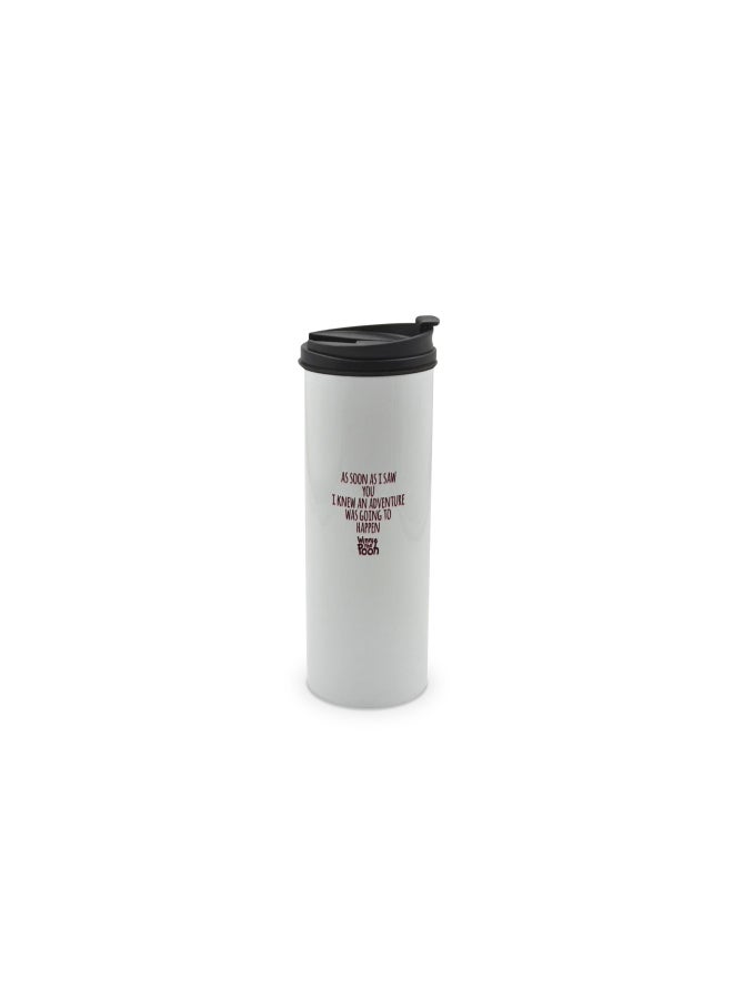 LIT Stainless Steel Printed Drinking Tumbler with Lid Multicolour - Image 1
