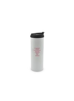 LIT Stainless Steel Printed Drinking Tumbler with Lid Multicolour  - Image 1