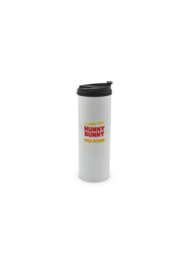 LIT Stainless Steel Printed Drinking Tumbler with Lid Multicolour - Image 1