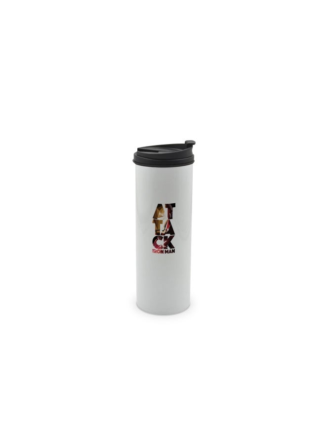 LIT Iron Man Attack Avenger Quote Tumbler Multicolour  - Image 1