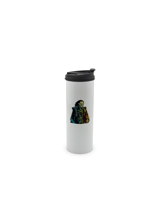 LIT Double Wall Stainless Steel Tumbler with Lid Multicolour  - Image 1