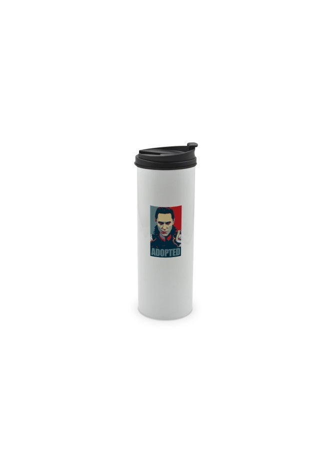 LIT Double Wall Stainless Steel Tumbler with Lid Multicolour  - Image 1