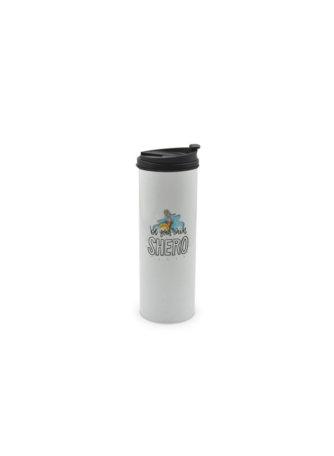 LIT Double Wall Stainless Steel Tumbler with Lid Multicolour - Image 1