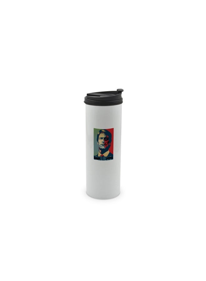 LIT Double Wall Stainless Steel Tumbler with Lid Multicolour - Image 1