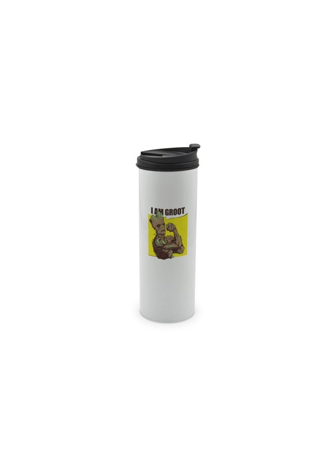 LIT Double Wall Stainless Steel Tumbler with Lid Multicolour - Image 1