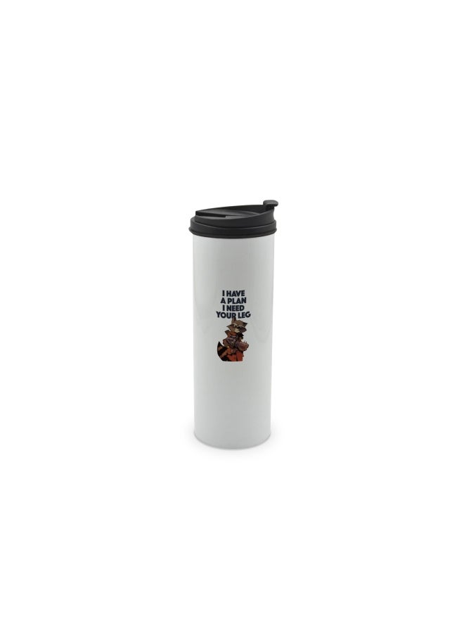 LIT Double Wall Stainless Steel Tumbler with Lid Multicolour - Image 1