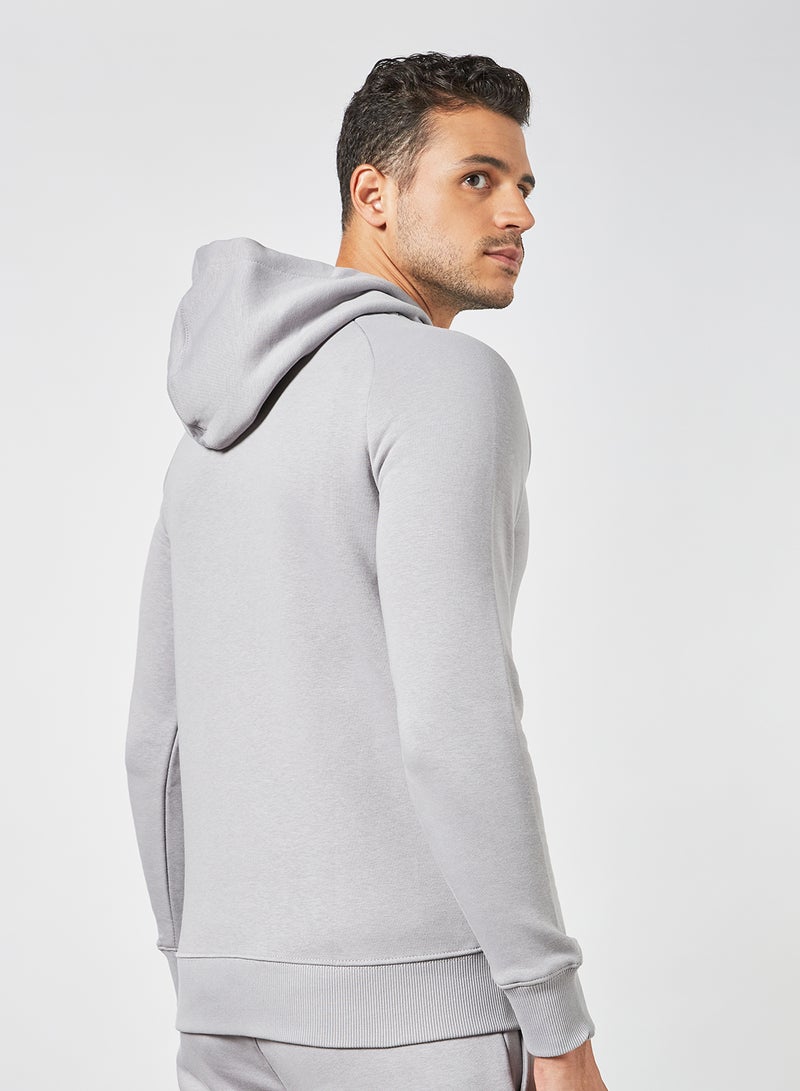 Gym King - Pro Logo Hoodie Grey - Image 1