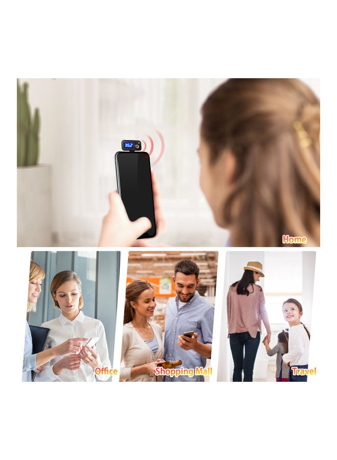 مقياس حرارة يعمل بالأشعة تحت الحمراء بمنفذ USB يعمل بالتوصيل والتشغيل متوافق مع أنظمة التشغيل iOS - Image 4