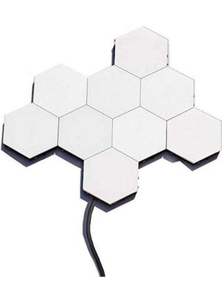 3-Piece Creative Hexagonal Backdrop Creative Decorative Lights White - v1629606918/N50302580A_1