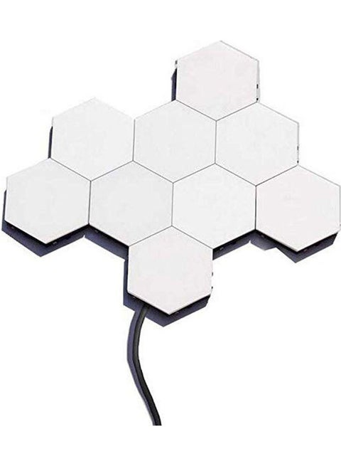 3-Piece Creative Hexagonal Backdrop Creative Decorative Lights White