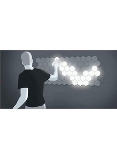 نيبمينينت طقم مصابيح زينة بتصميم سداسي مبتكرمكون من 3 قطع أبيض  - Image 3