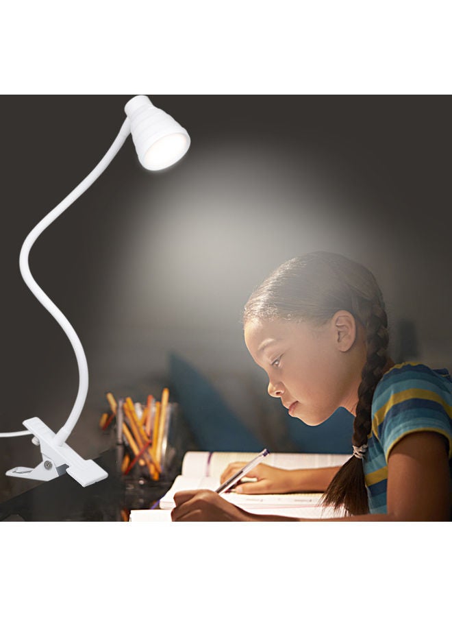 Tomshine 5W USB Powered Operated Table Lamp White 13x8.5x8.5cm  - Image 4
