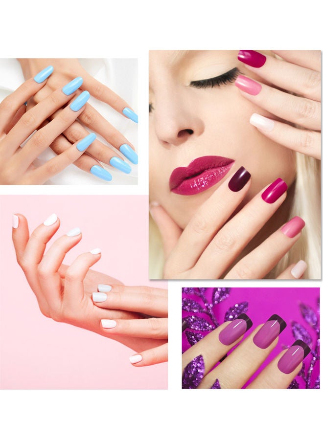 ANSELF 15-Piece Gel Nail Polish Set Multicolour - Image 4