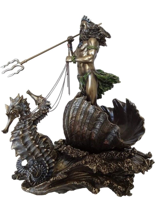 Garden Statue Ornament Brown