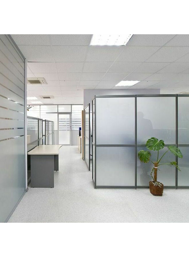 Generic - Non-adhesive Frosted Film Glass Window Door Film Clear - Image 1