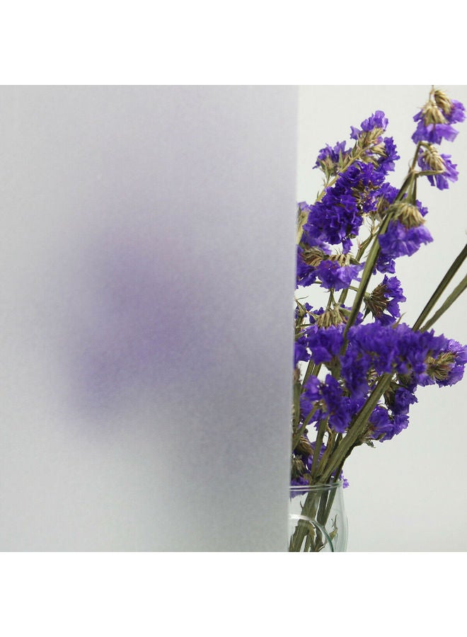 Generic - Non-adhesive Frosted Film Glass Window Door Film Clear - Image 1