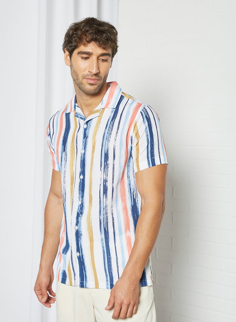 STATE 8 Stripe Print Shirt Multicolour  - Image 1