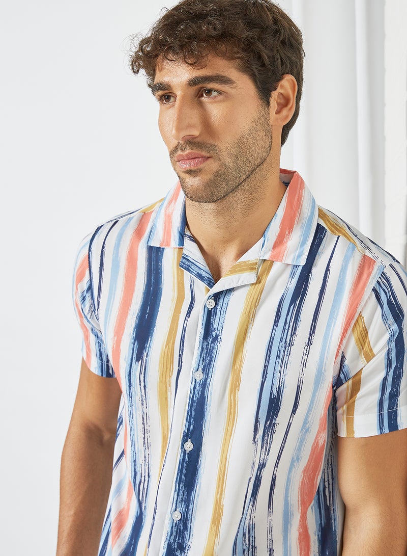 STATE 8 Stripe Print Shirt Multicolour  - Image 4