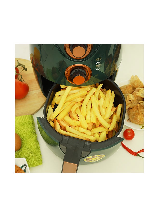 كريبتون - مقلاة هوائية بتقنية دوران عالية السرعة 2.5 L 1300 W KNAF6339 أسود - Image 1