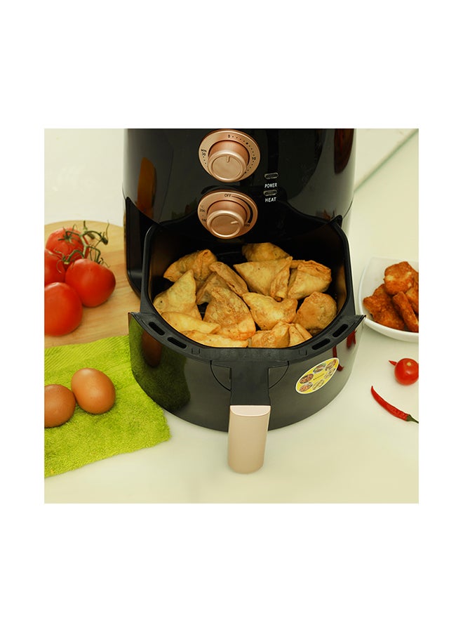 كريبتون - مقلاة هوائية بتقنية دوران عالية السرعة 3.5 L 1400 W KNAF6340 أسود - Image 1