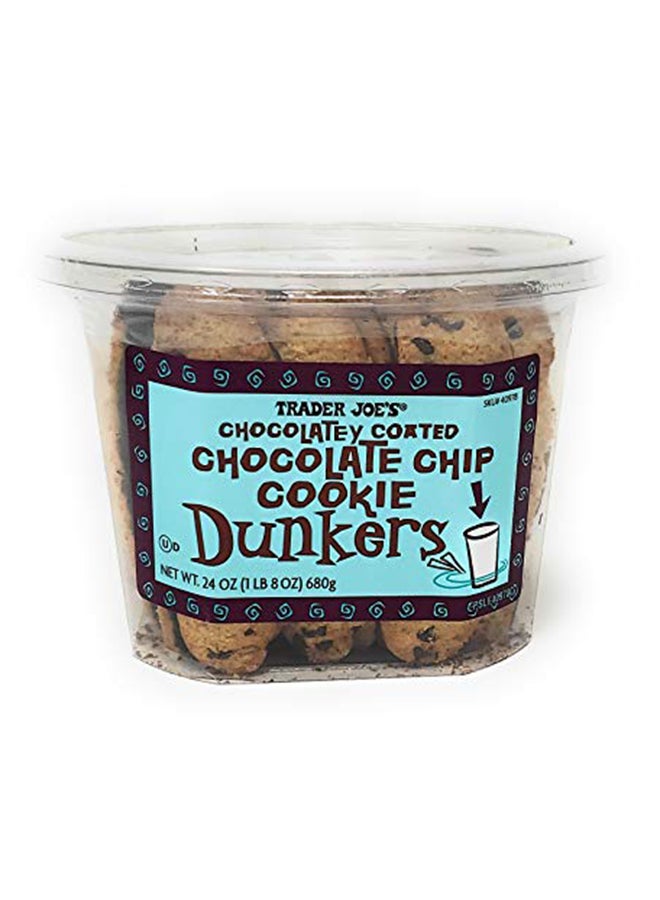 Trader Joe's - Chocolatey Coated Chocolate Chip Dunkers 680grams - Image 1