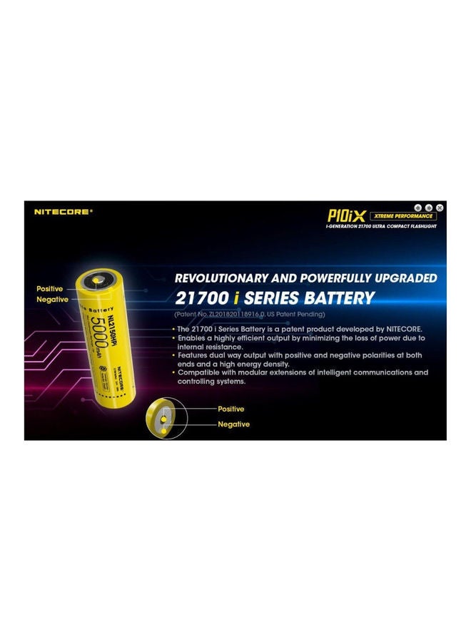 NITECORE - P10iX USB-C Rechargeable Flashlight, 4000 Lumen, Upgrade of P10i, Include Tactical Holster & 5000mAh 21700 Battery - Image 1