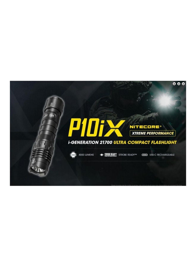 NITECORE - P10iX USB-C Rechargeable Flashlight, 4000 Lumen, Upgrade of P10i, Include Tactical Holster & 5000mAh 21700 Battery - Image 1