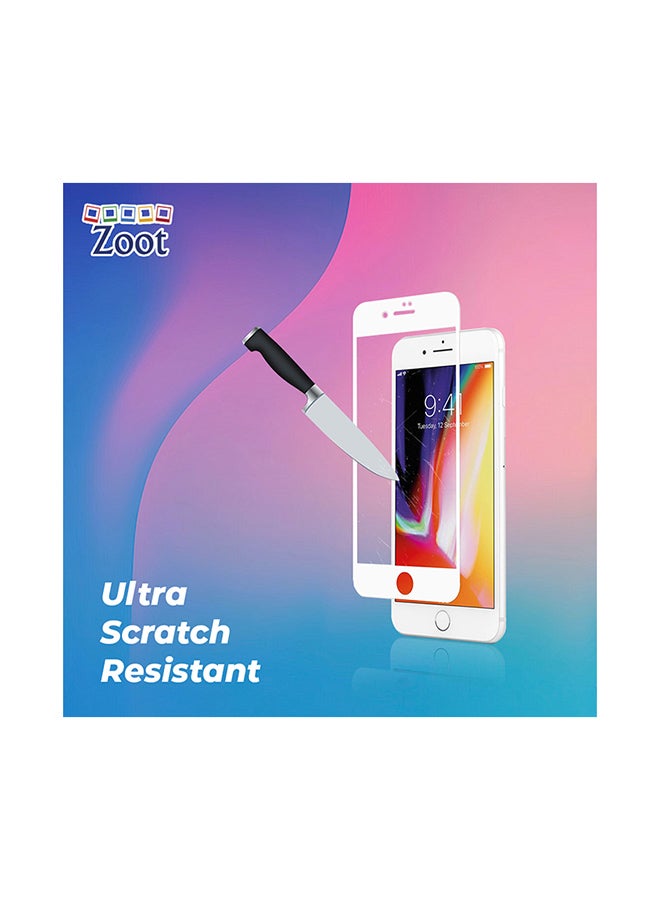 Zoot 5D Tempered Glass Screen Protector For iPhone 7Plus/8Plus White  - Image 2