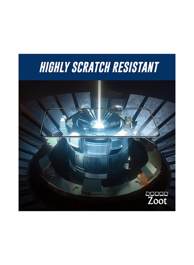 زوت لاصقة حماية للشاشة من الزجاج المقوى خماسي الأبعاد لهاتف آيفون 12 ميني أسود - Image 3