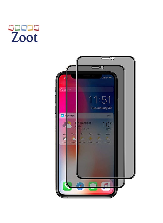 Zoot Tempered Glass Privacy Screen Protector For iPhone XR Black - Image 1