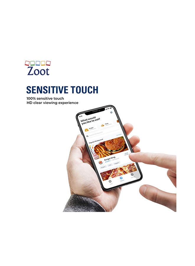 Zoot Tempered Glass Privacy Screen Protector For iPhone 11 Pro Max Black  - Image 2
