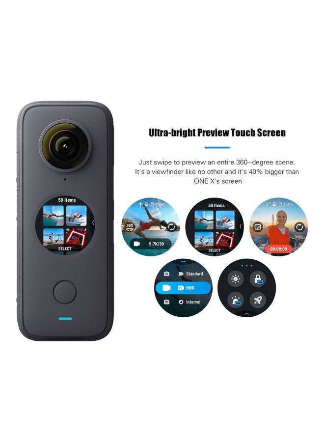 Insta360 - ONE X2 FlowState Stabilization Panoramic Action Camera - Image 1
