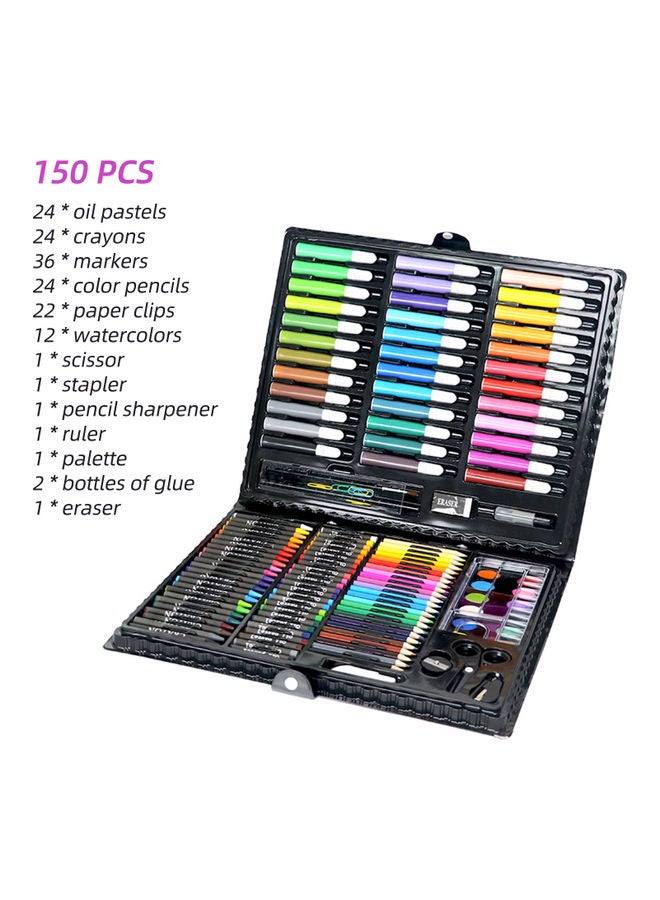 طقم رسم فني من 150 قطعة متعدد الألوان - Image 2