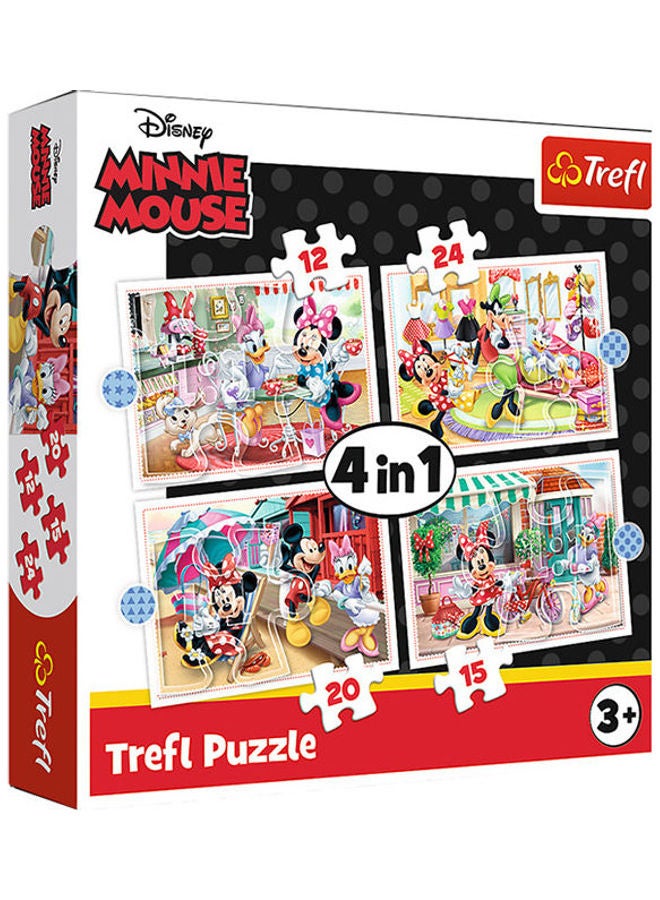 Trefl 34355  4-In-1 Mini Puzzle With Friends 28x28x6cm 